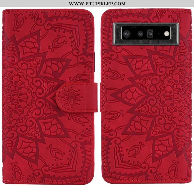 Etui Folio do Google Pixel 6 Barokowo-mandala